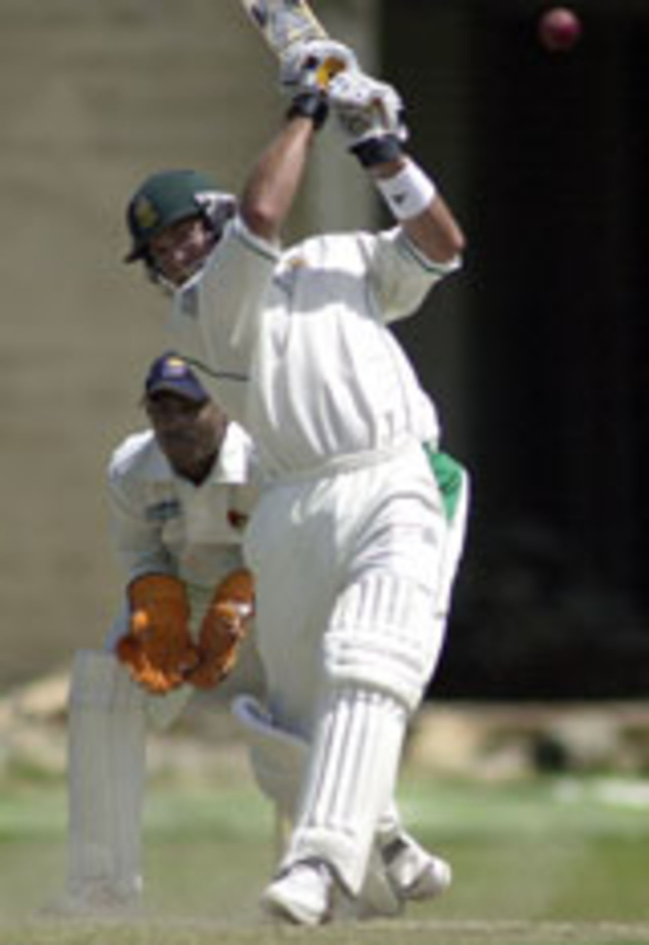 Jacques Kallis cover-drives, SL Board President's XI v South Africans, Colombo, July 31, 2004