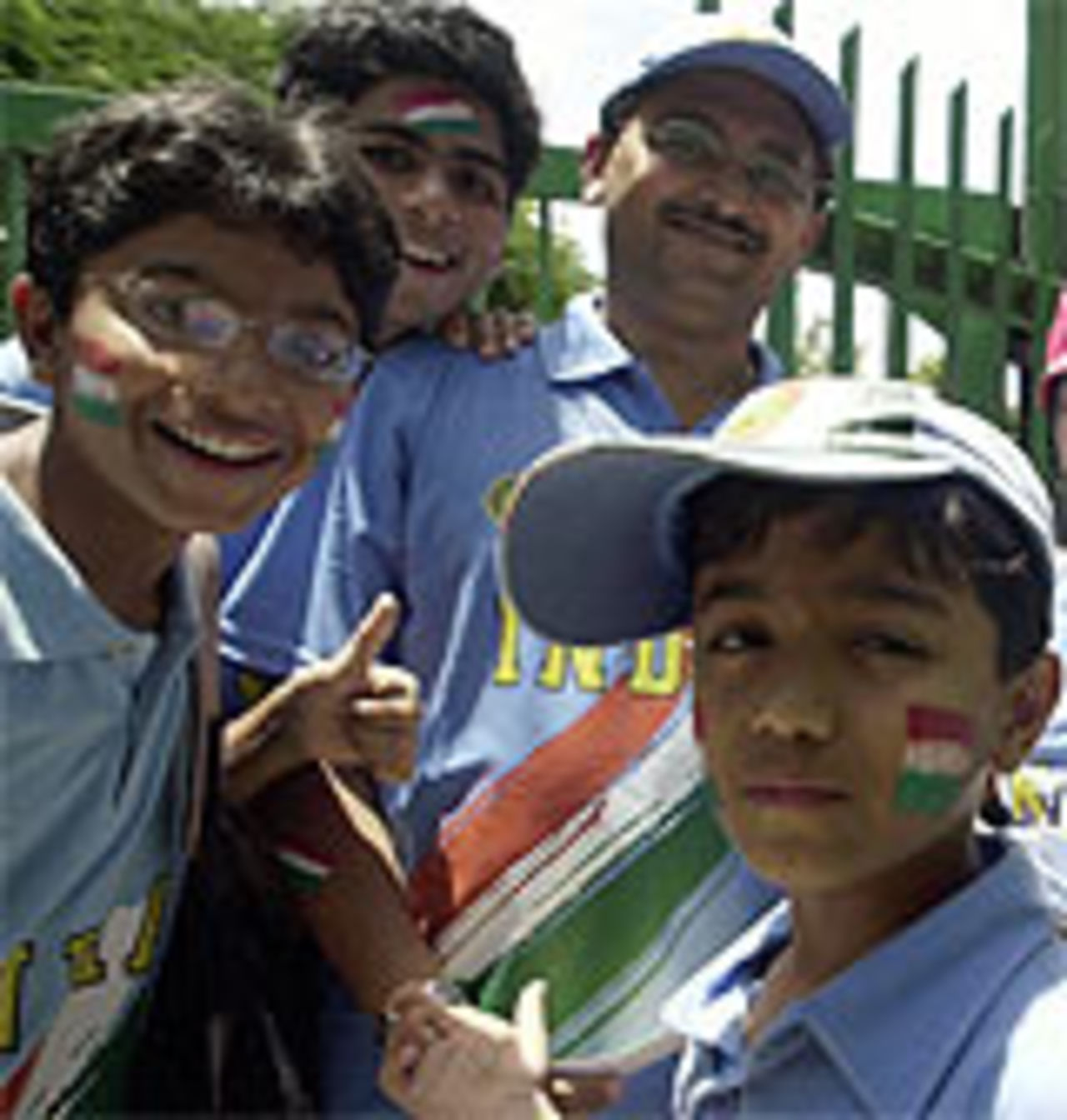 Indian fans at the Asia Cup final, August 1, 2004