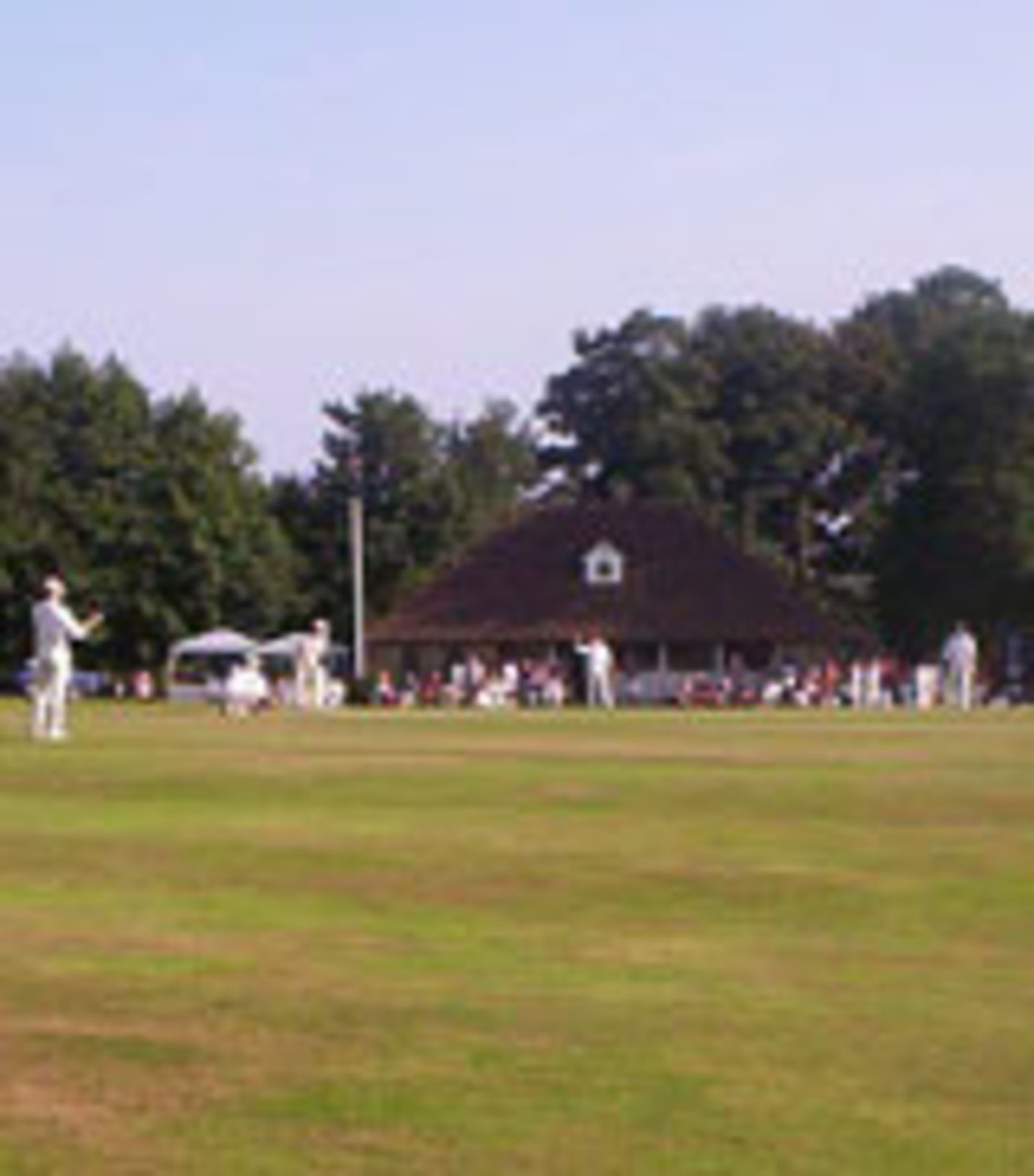 Zimbabwe's rebel cricketers play their last 'Red Lions' match at Cuckfield Cricket Club, July 30 2004