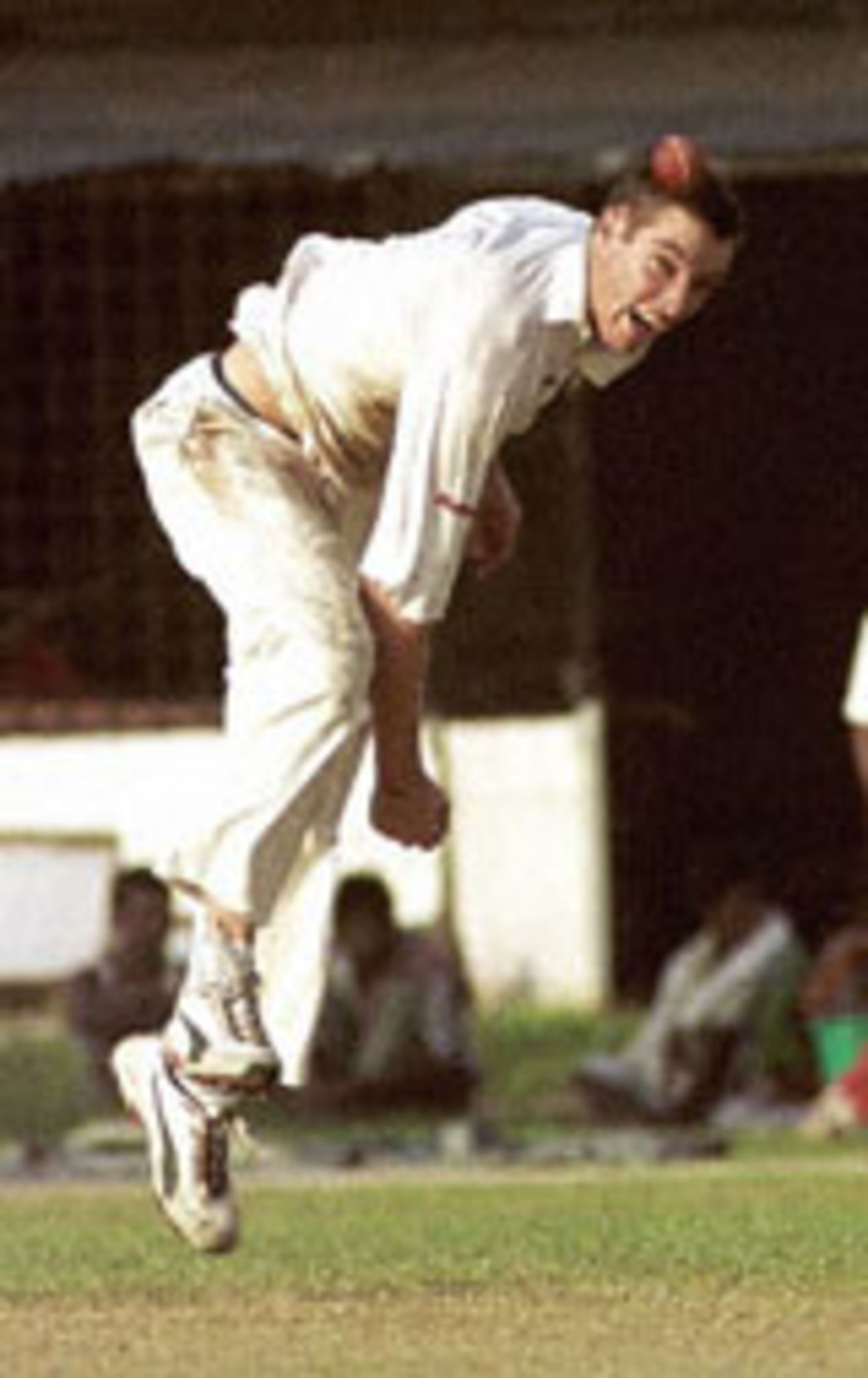Travis Friend bowling against Bangladesh, Zimbabwe v Bangladesh, November 8 2001