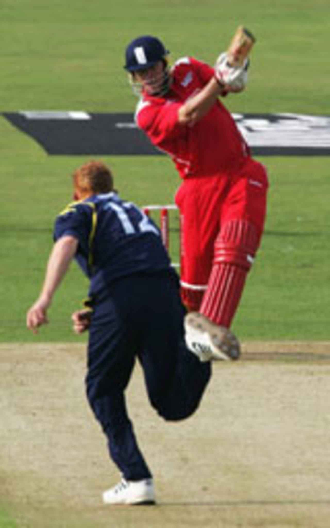 Andrew Flintoff batting in Twenty20 Cup, Lancashire v Yorkshire, Headingley, July 14, 2004