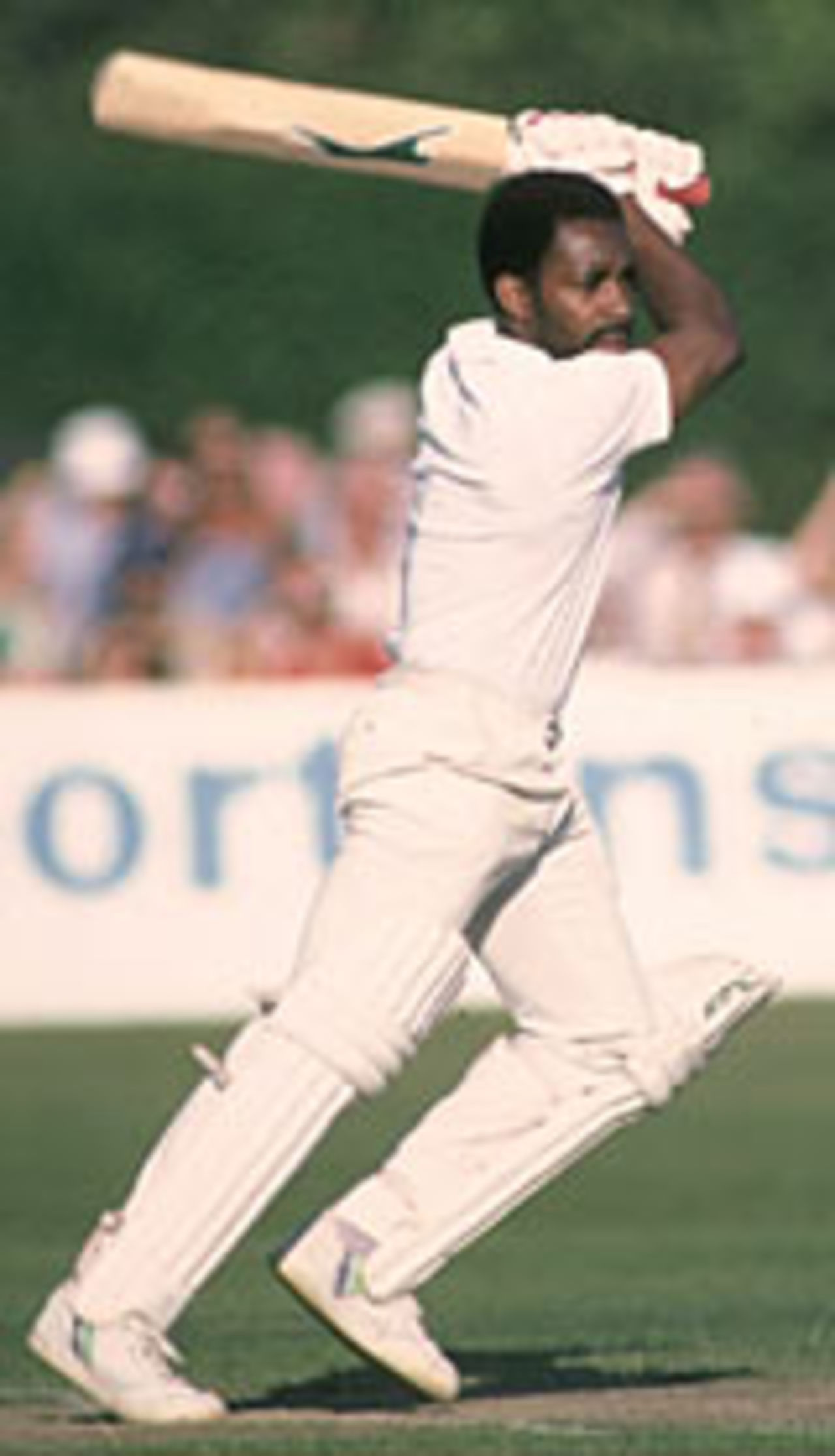 Roland Butcher batting, Barbados, 1981