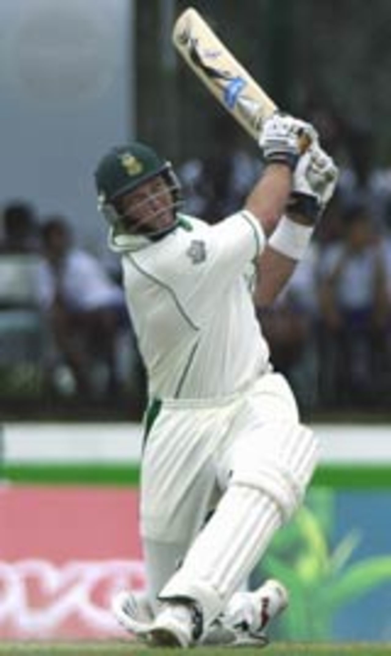 Jacques Kallis heaves one to the outfield, Sri Lanka v South Africa, 1st Test, Galle, August 6, 2004
