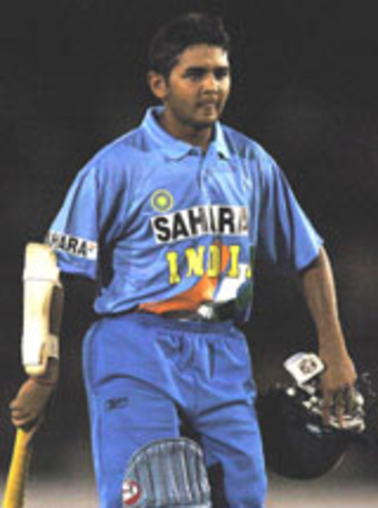Parthiv Patel walks off after being caught behind for 6, India v Sri Lanka, Asia Cup, July 18 2004