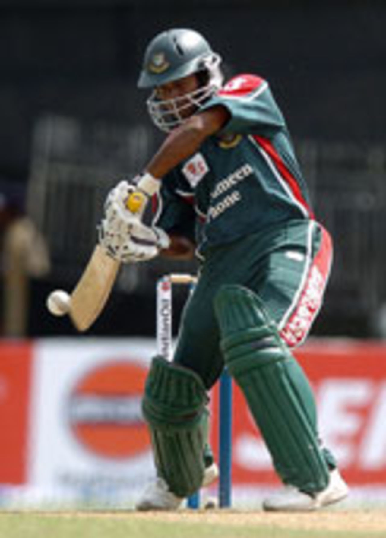Alok Kapali batting, Bangladesh v India, Colombo, July 21, 2004