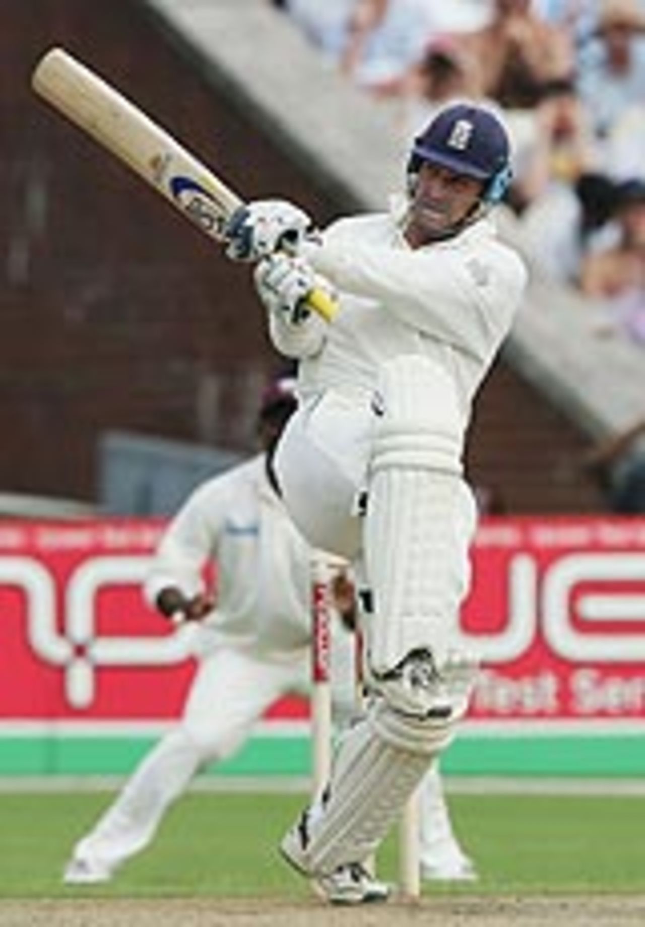 Graham Thorpe leads England's recovery on the third afternoon of the third Test at Old Trafford, England v West Indies, Old Trafford, August 14, 2004