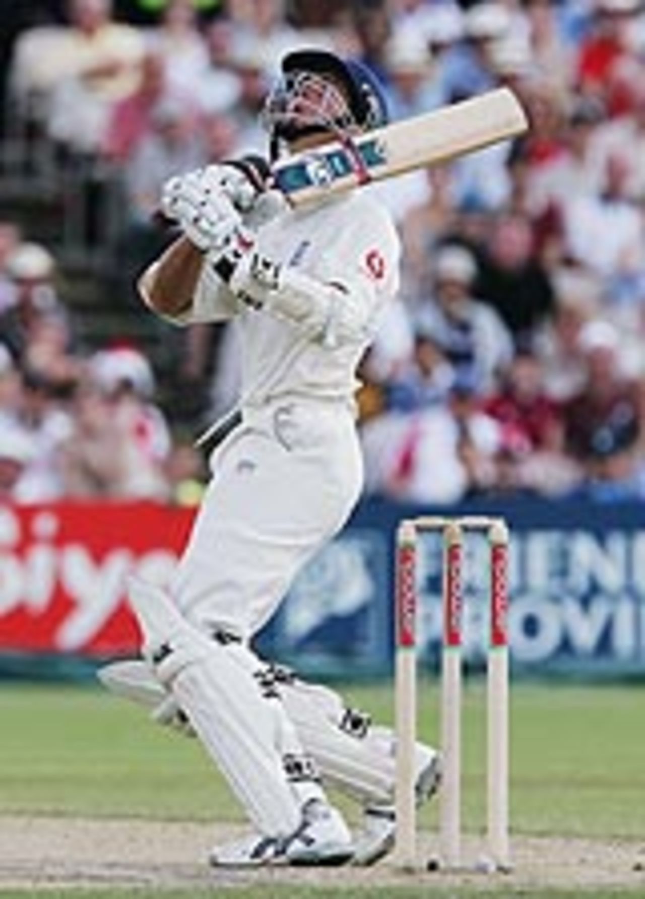 A stroke of good fortune for Michael Vaughan, as England chase 231 for victory at Old Trafford