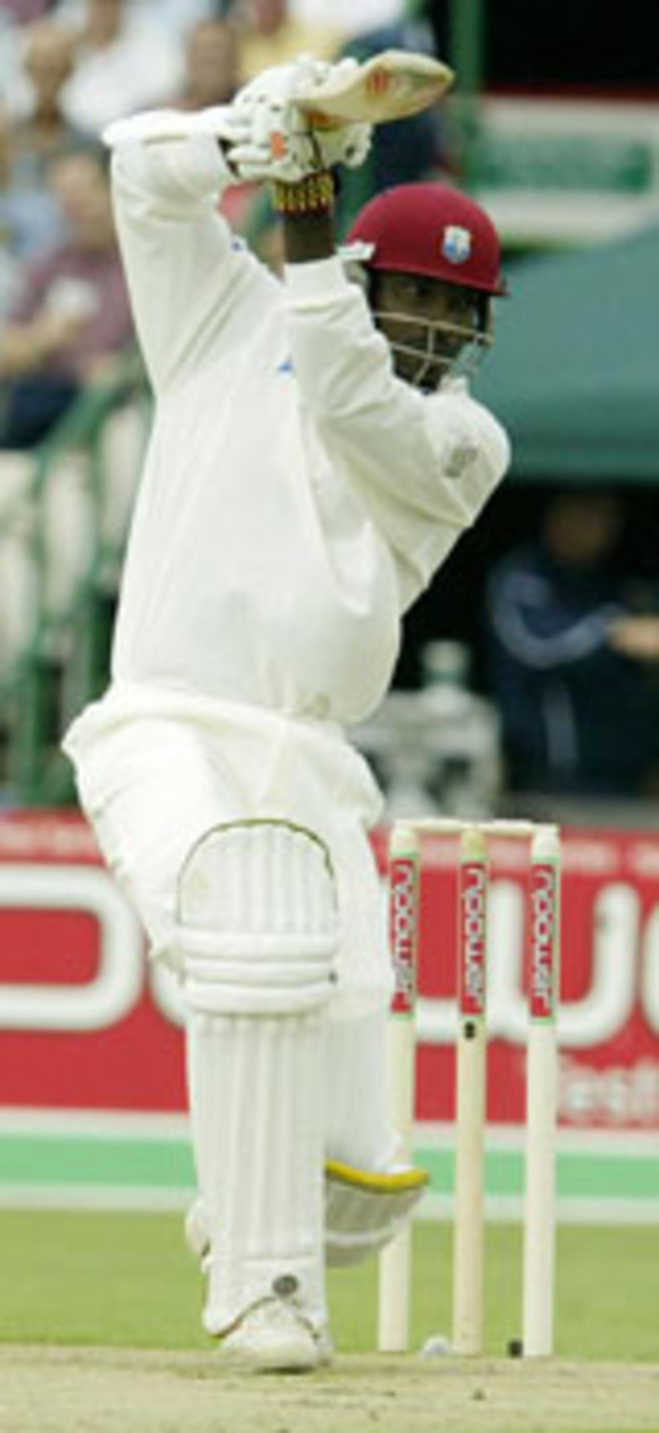 Chris Gayle batting against England, England v West Indies, August 2003