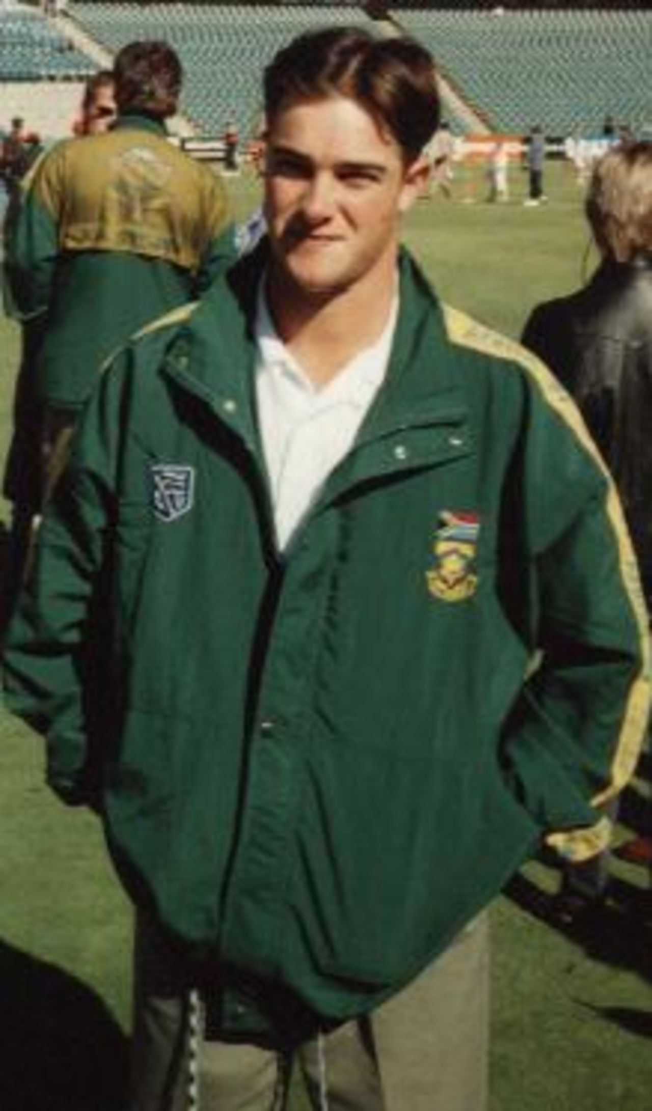 At the Wanderers before leaving for the UK - 1998