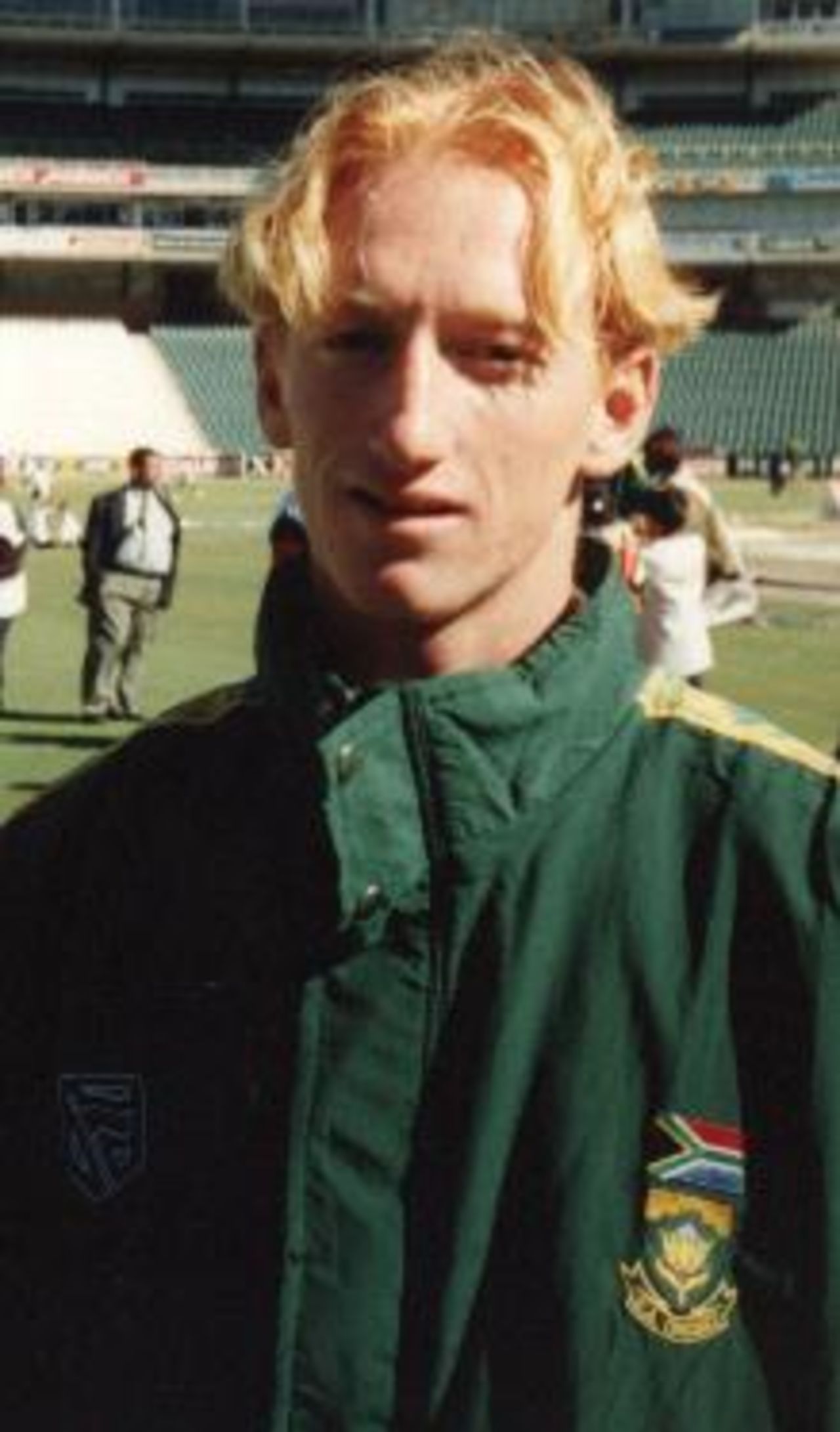 At the Wanderers before leaving for the UK - 1998