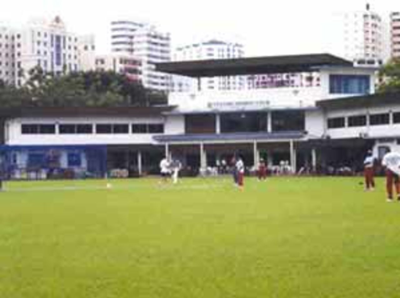 West Indians working out before the 1st Match, Coca-Cola Singapore Challenge, 1999-2000, Kallang Ground, Singapore,