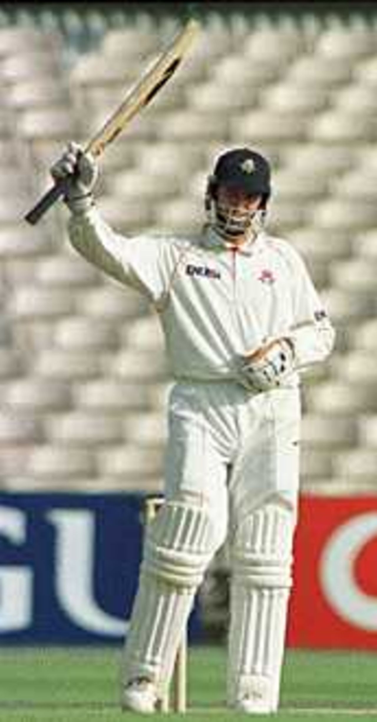 John Crawley celebrating, County Championship, Lancashire v Durham, 1-4 September 1999