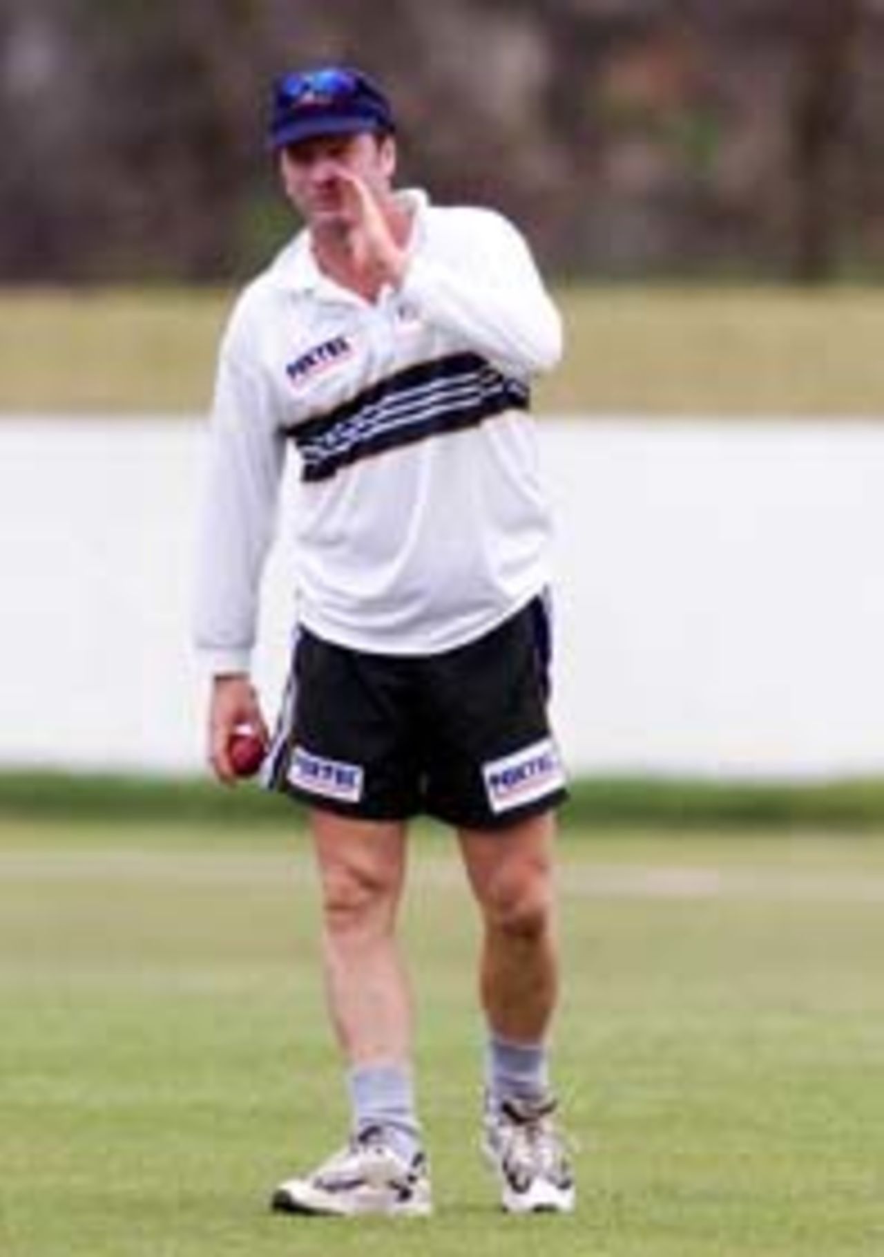 21 Sep 1999: Steve Waugh of Australia at Training at Galle International Stadium, in the lead up to the Galle Test tomorrow, Galle, Sri Lanka.