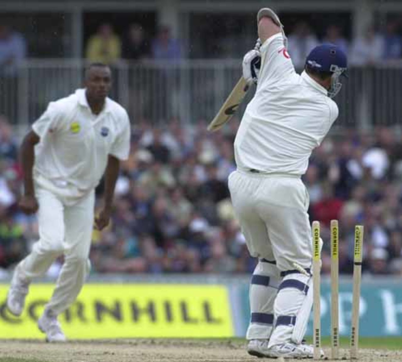 At the Oval for the England v West Indies 2nd day of the Cornhill Test Match 2000