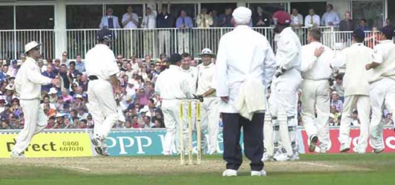 The Cornhill Insurance Test Match on the third day at the Oval 2000