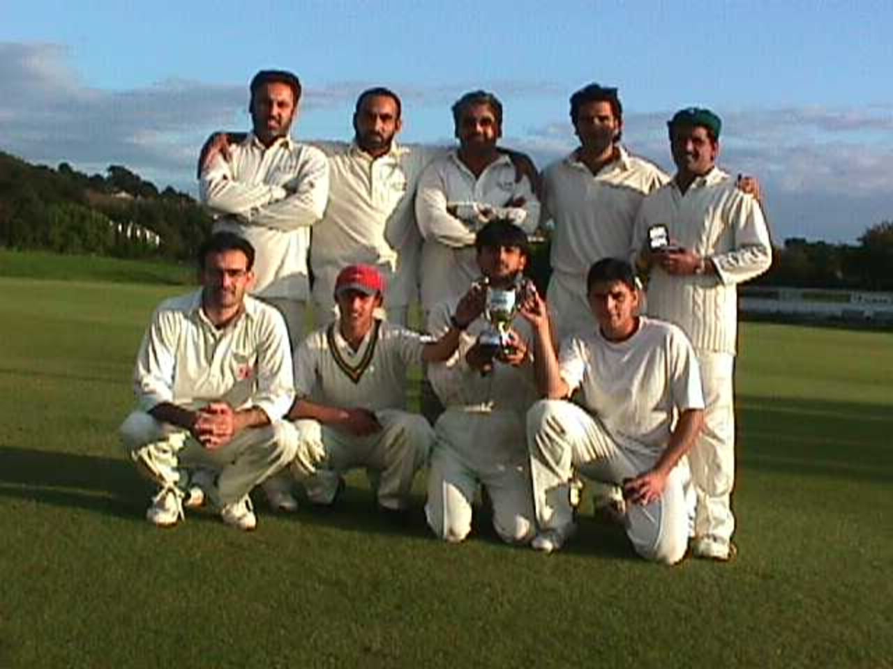 The victorious Attock team with the Harry Wood Cup