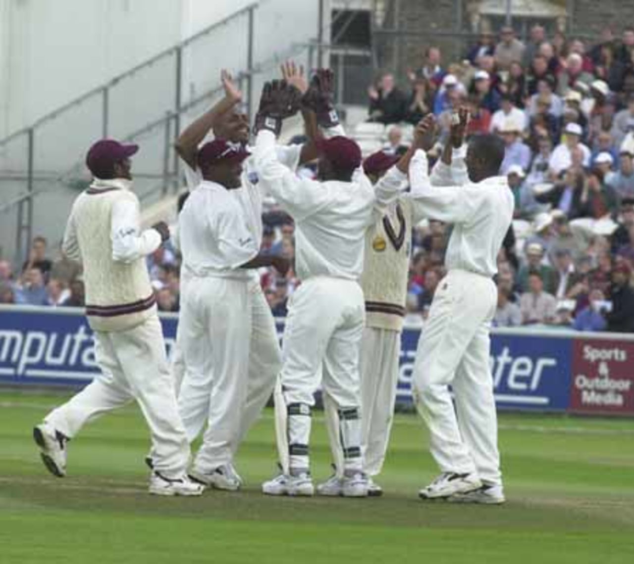 On the 4th day of the Cornhill Insurance Test Match at The Oval 2000
