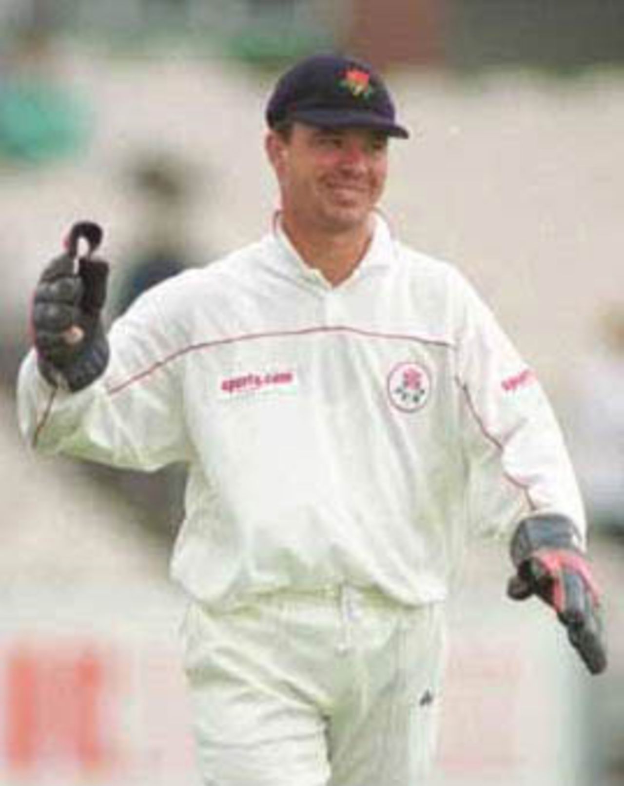 Warren Hegg the Lancashire record holder for catches, PPP healthcare County Championship Division One, 2000, Lancashire v Somerset, Old Trafford, Manchester, 08-10 September 2000 (Day 3).