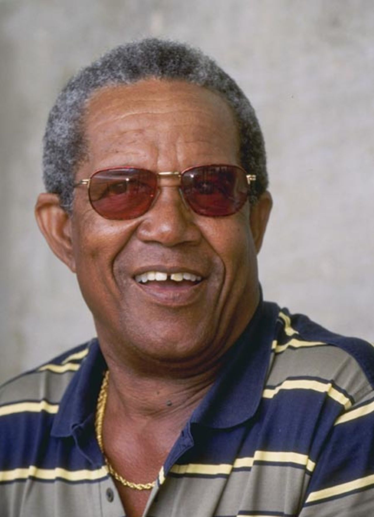 1995: A portrait of Gary Sobers of the West Indies taken during the Australia's tour of the West Indies.