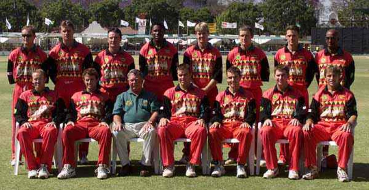 Zimbabwe team,  Zimbabwe v New Zealand, 1st one-day international, 27 Sep 2000