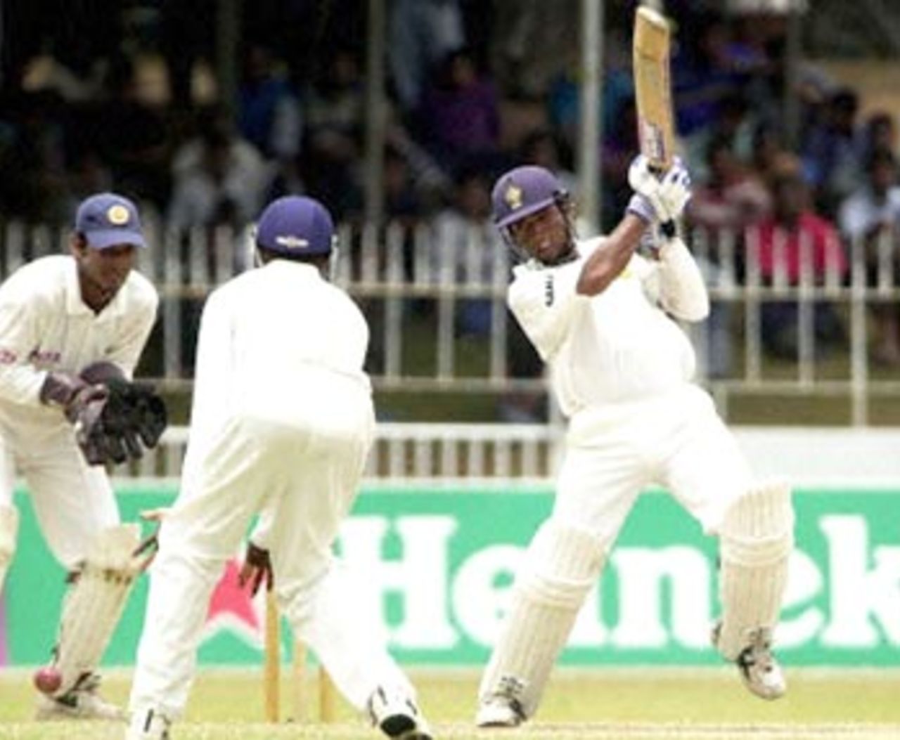 01 September 2001: India in Sri Lanka 2001, 3rd Test, Sri Lanka v India, Sinhalese Sports Club Ground, 29 Aug-02 Sep 2001, (Day 4)