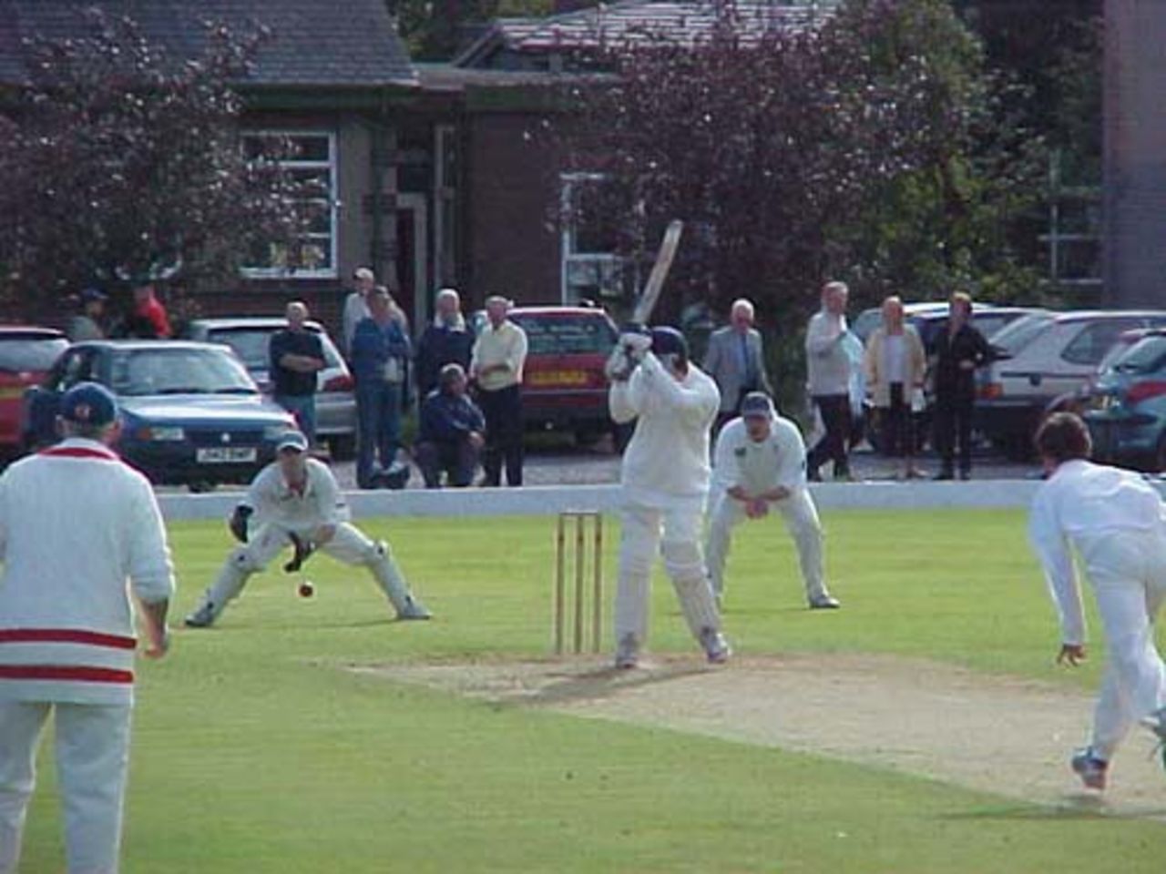 McKay clips Andrew Rushton through the on side