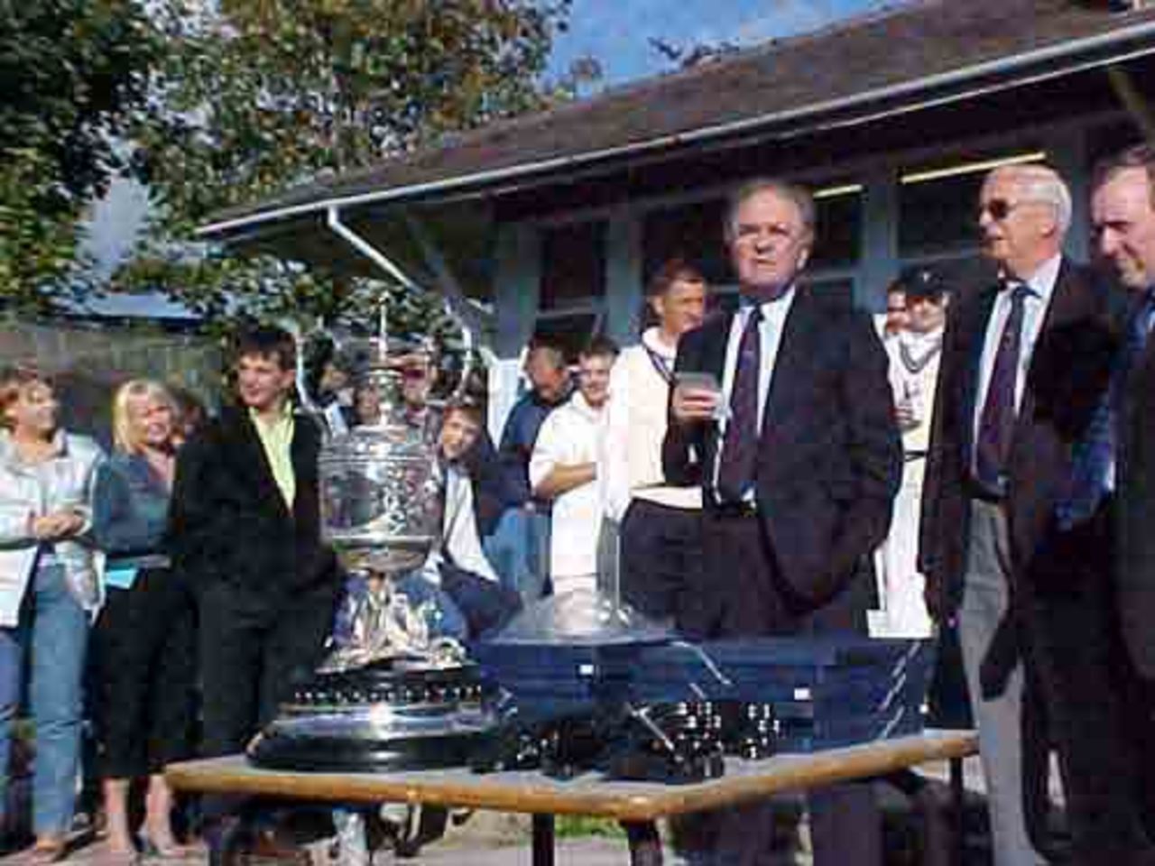The trophy is ready