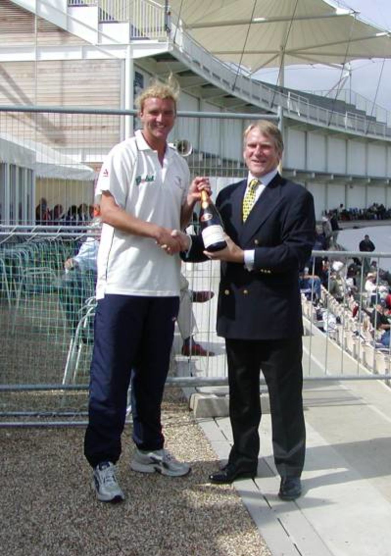 Alex Morris wins a bottle of bubbly for the Laurent Perrier performance of the month award for August.