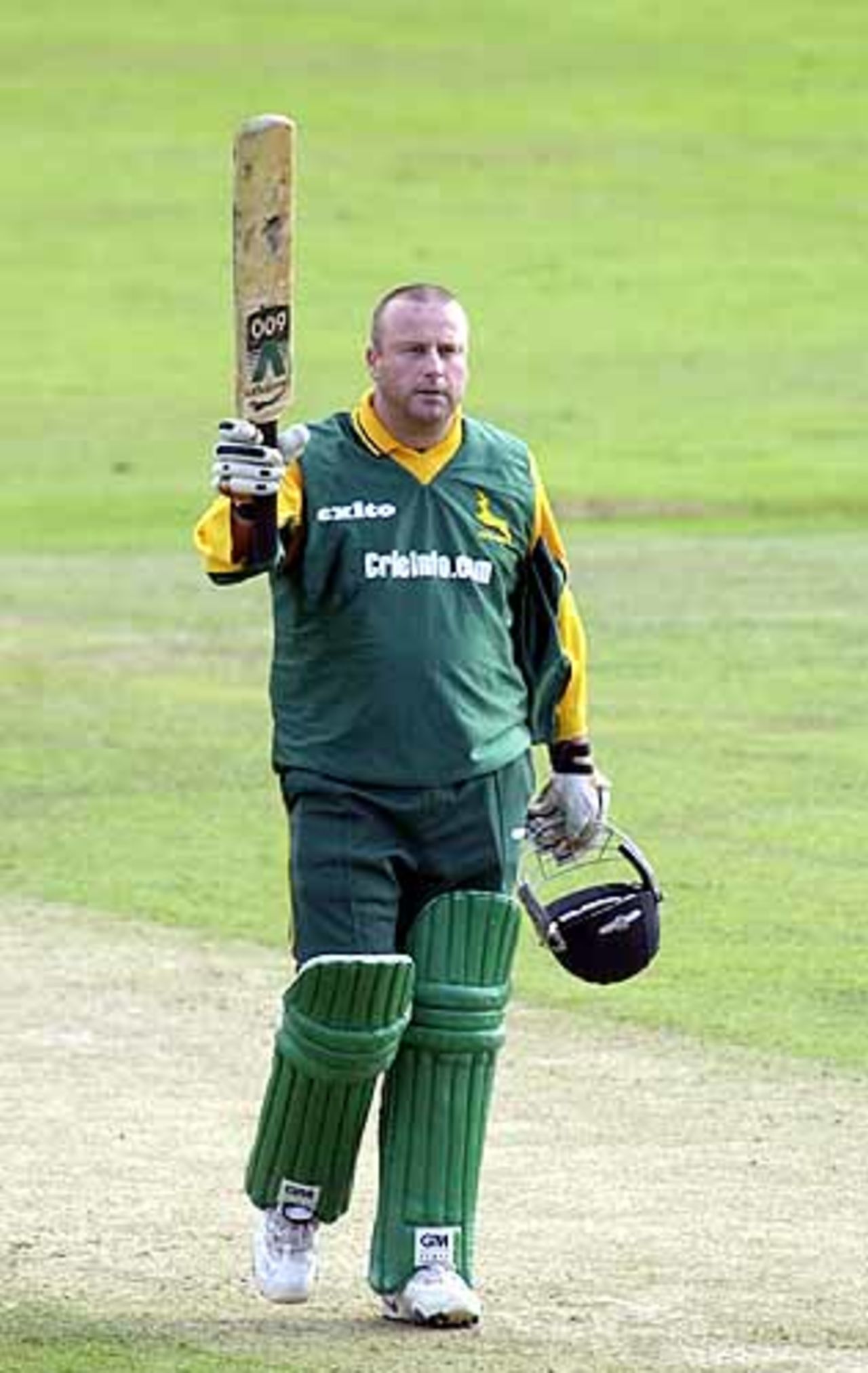 John Morris, with his final 50 at this level of cricket at Trent Bridge16th September 2001