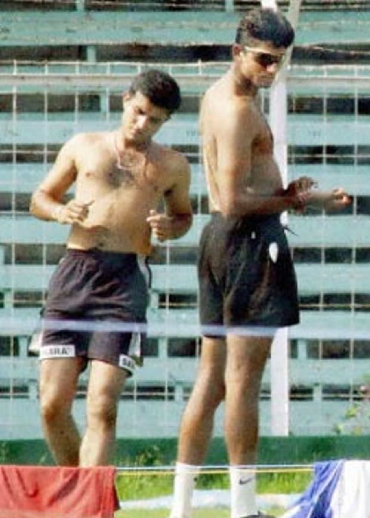 22 September 2001 : Fitness Trials, Wankhede Stadium, Mumbai