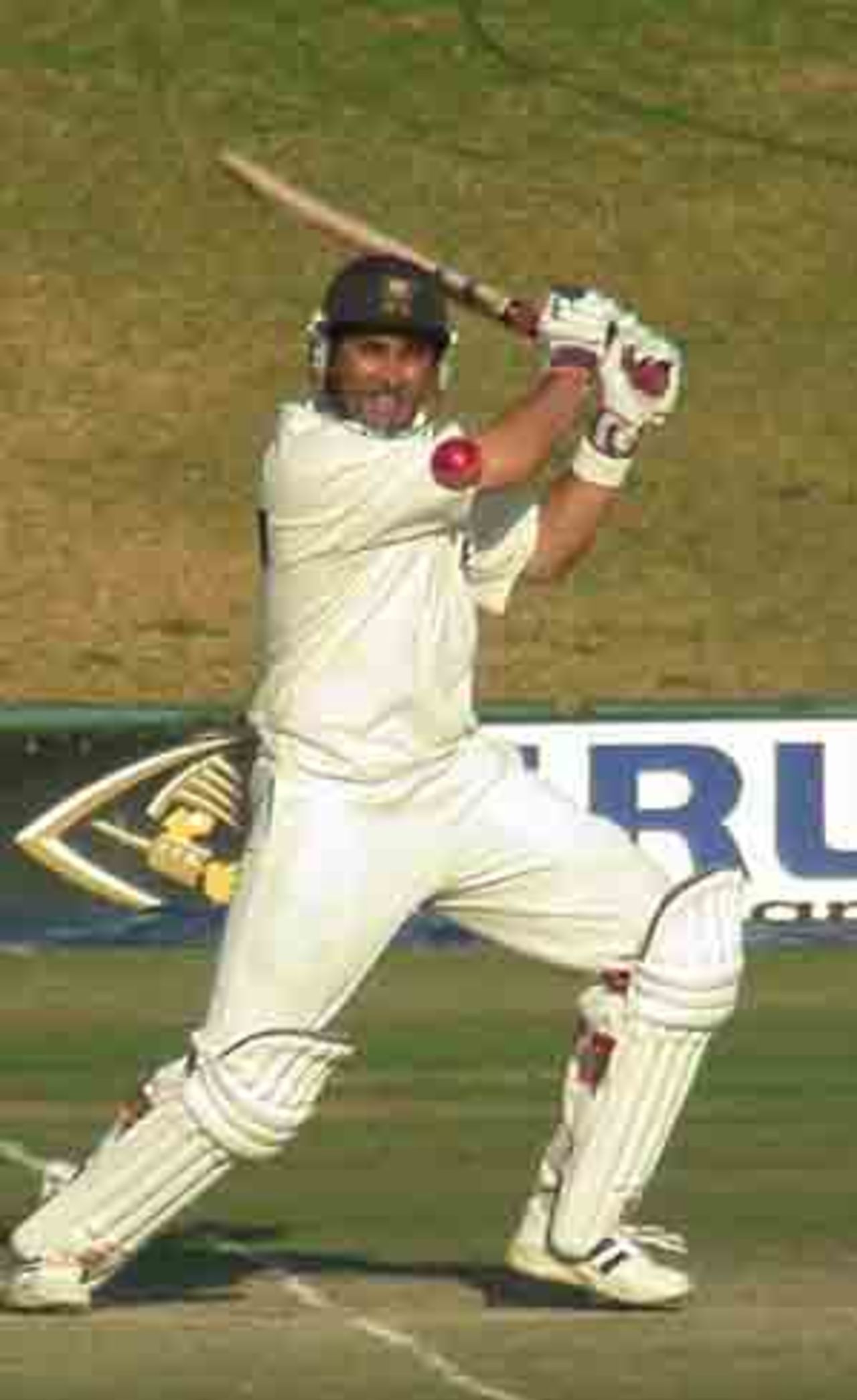 WP captain HD Ackerman square cuts a delivery on his way to a fine century in a pre-season friendly against Northerns Titans this week
