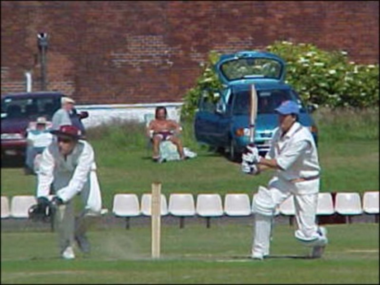 Jacques Rudolph in fine form duing his record-breaking innings for Lowerhouse at Haslingden