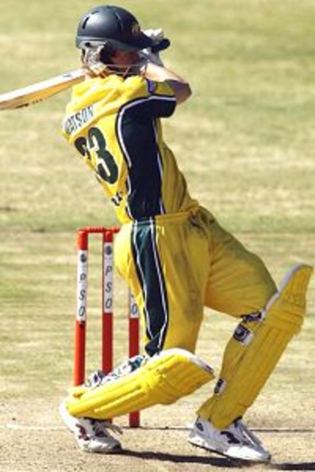 NAIROBI - SEPTEMBER 5: Shane Watson of Australia pulls during the One Day International betweeen Australia and Kenya, played at Gymkhana, Nairobi, Kenya on September 5, 2002.