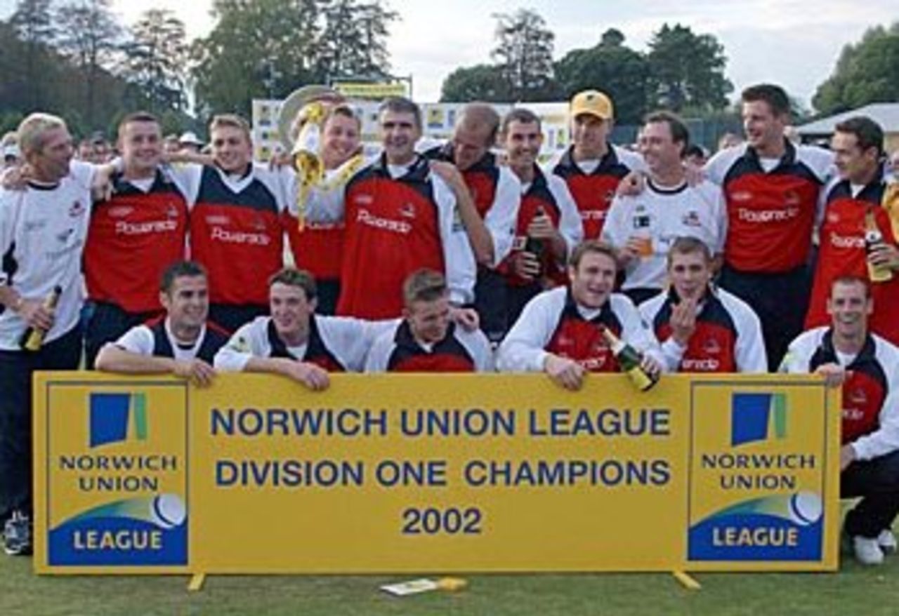 2002 Norwich Union League Division 1 Champions