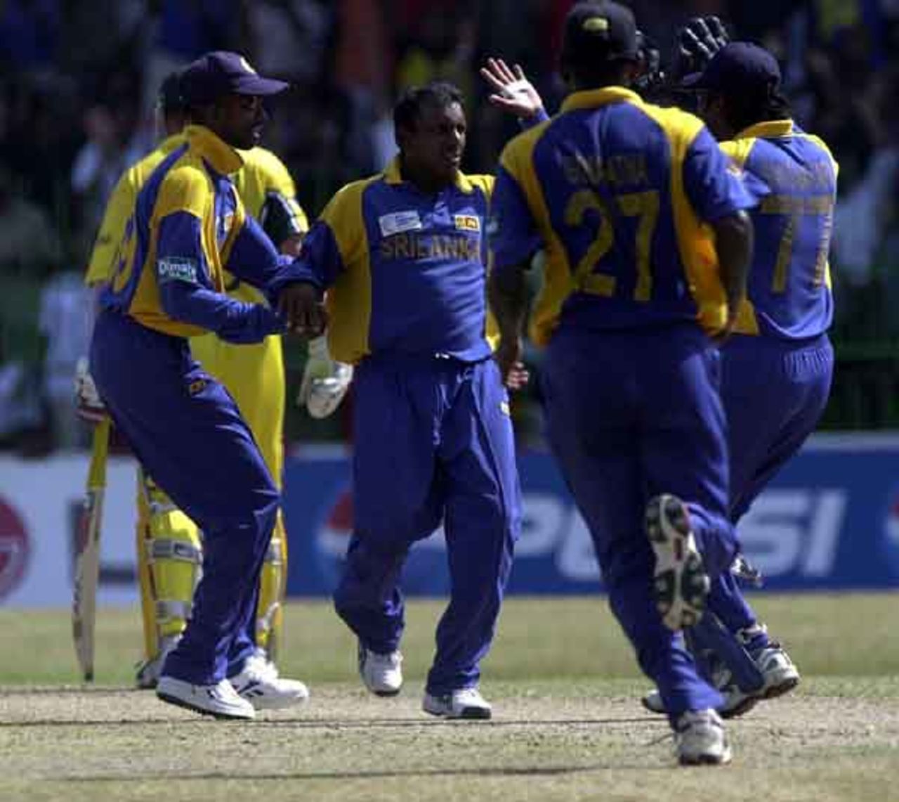 ICC Champions Trophy, Australia v Sri Lanka, 2nd Semi Final, 27th September 2002, Colombo (RPS)