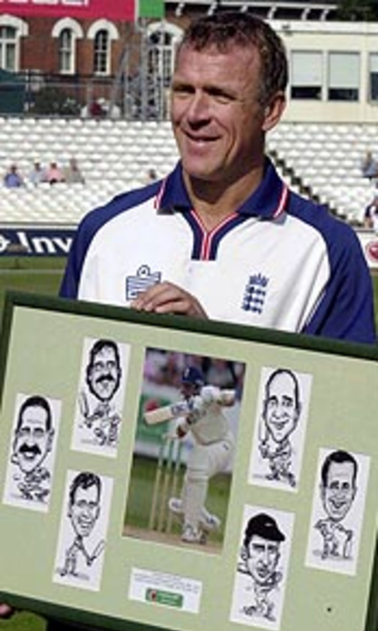 Alec Stewart and some very ropey caricatures