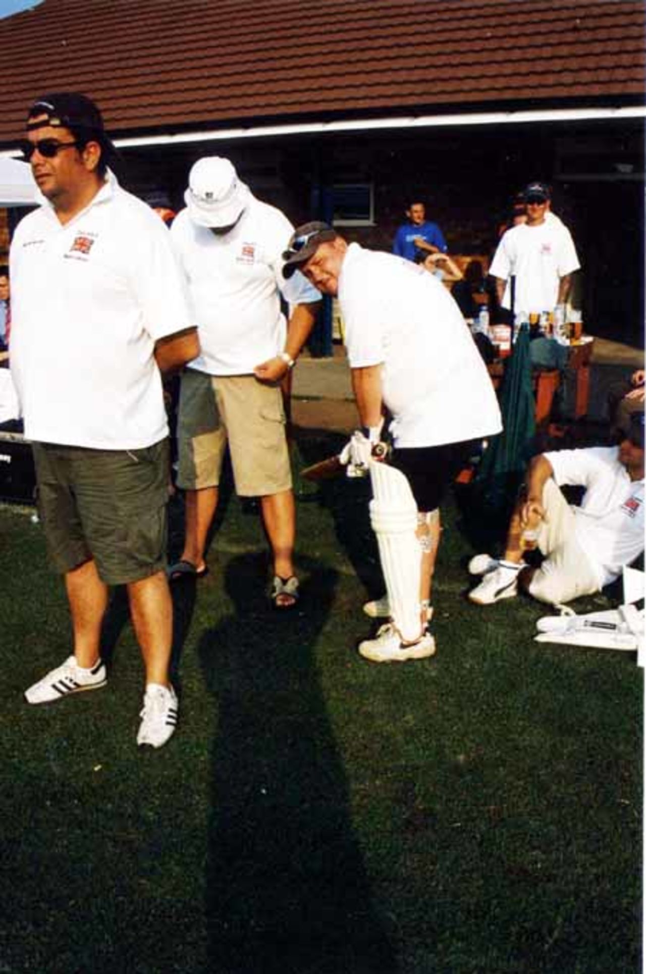 Barmy Army at Stafford Cricket Club, 8th August 2003
