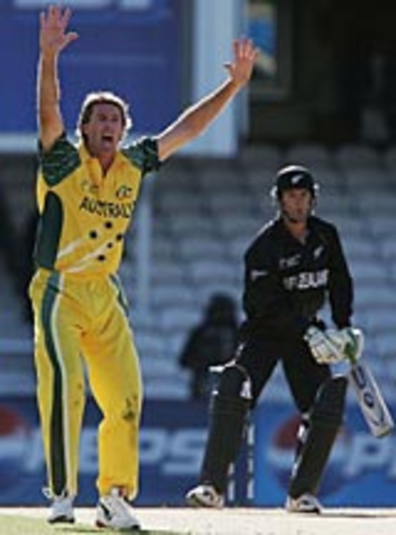 Glenn McGrath traps Nathan Astle lbw, Australia v New Zealand, The Oval, September 16, 2004