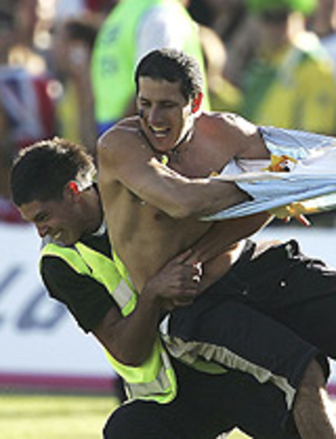 Pitch invader at The Oval