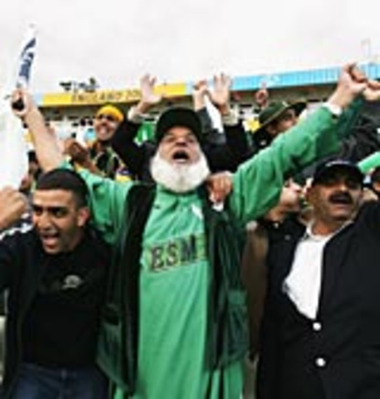 Pakistan supporters celebrate victory, India v Pakistan, ICC Champions Trophy, September 19 2004