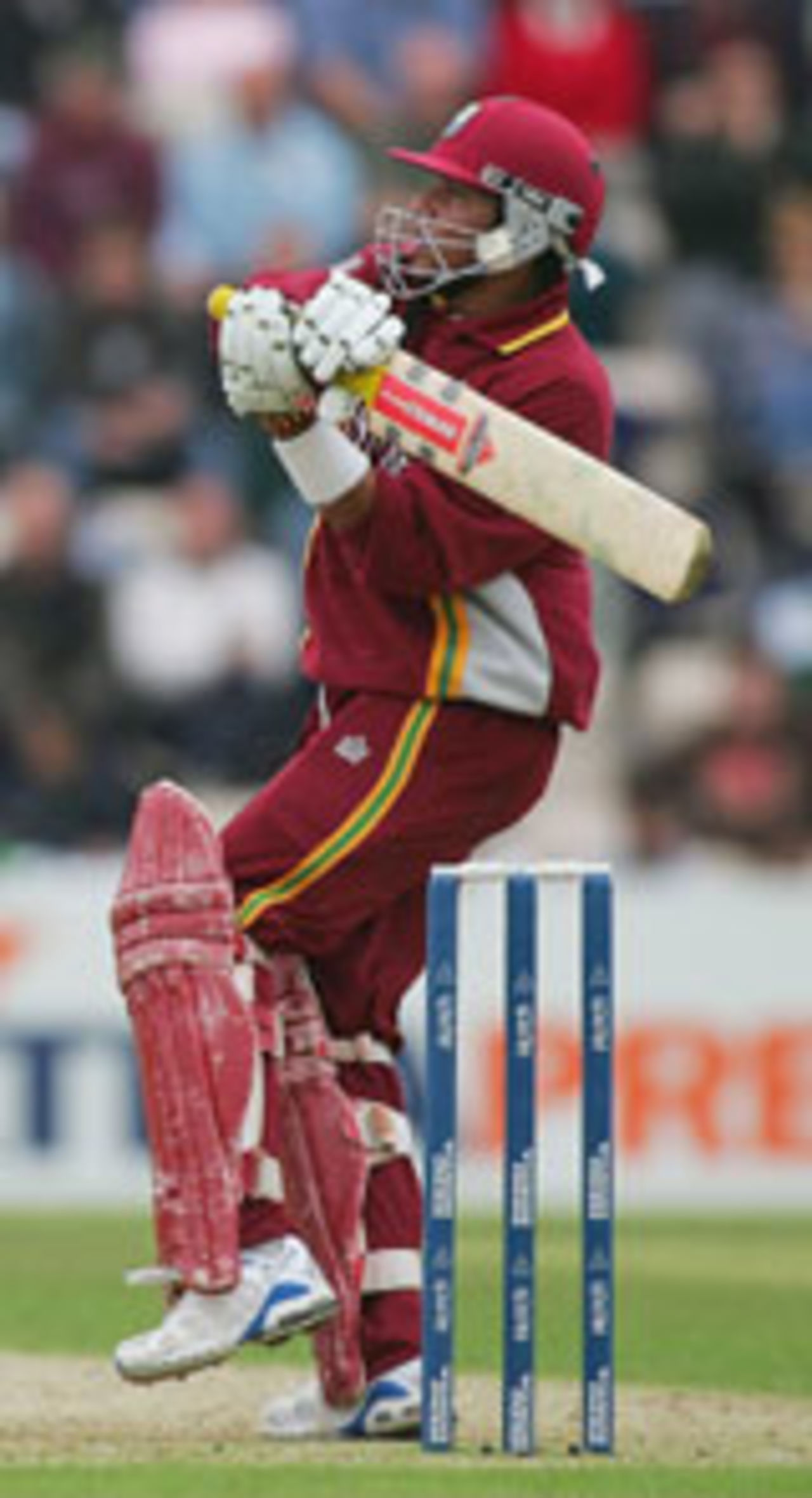 Ramnaresh Sarwan pulls during his innings against Pakistan, West Indies v Pakistan, ICC Champions Trophy, September 22 2004