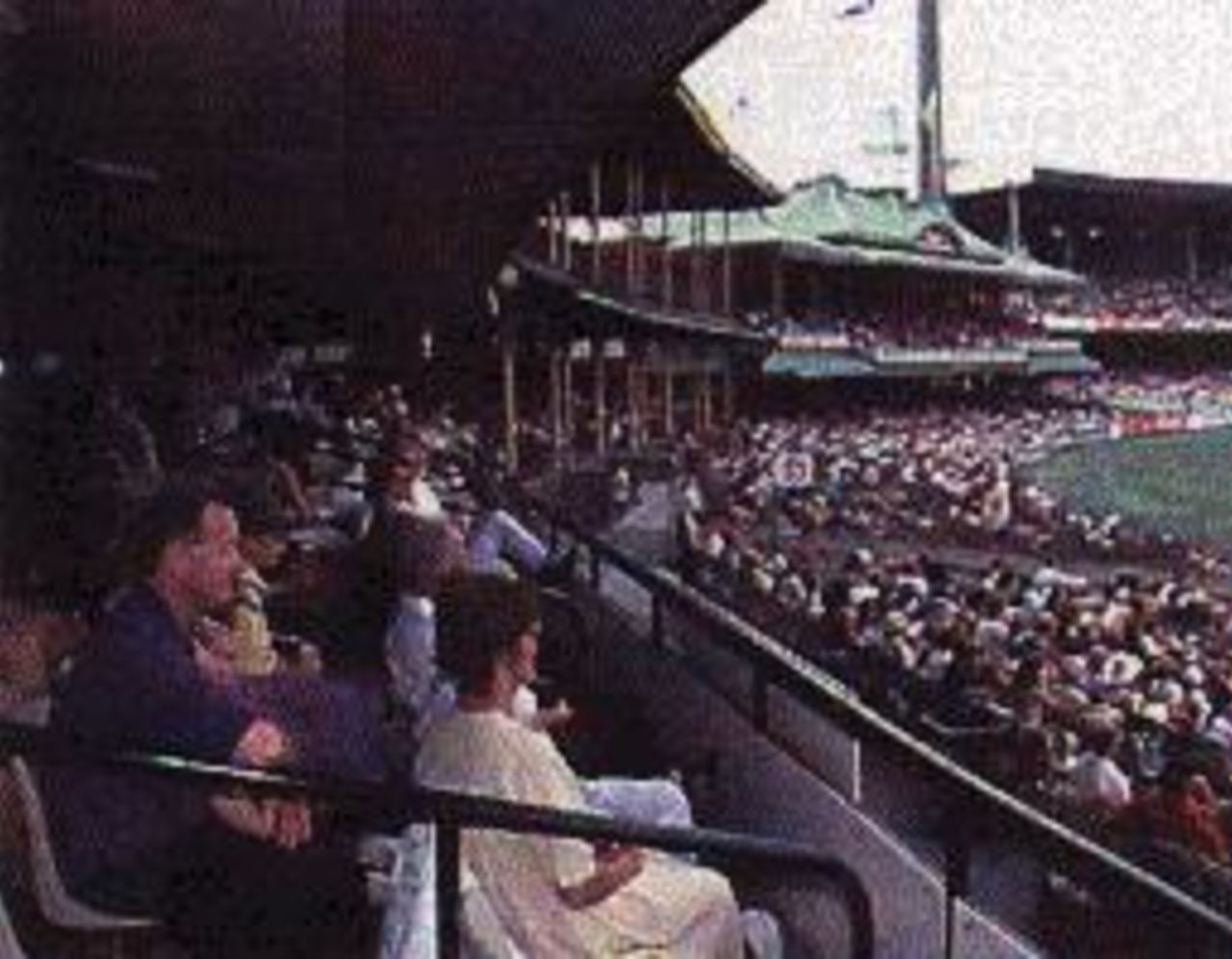 Sydney Cricket Ground crowd view from the Brewongle stand looking in the direction of the Members stand