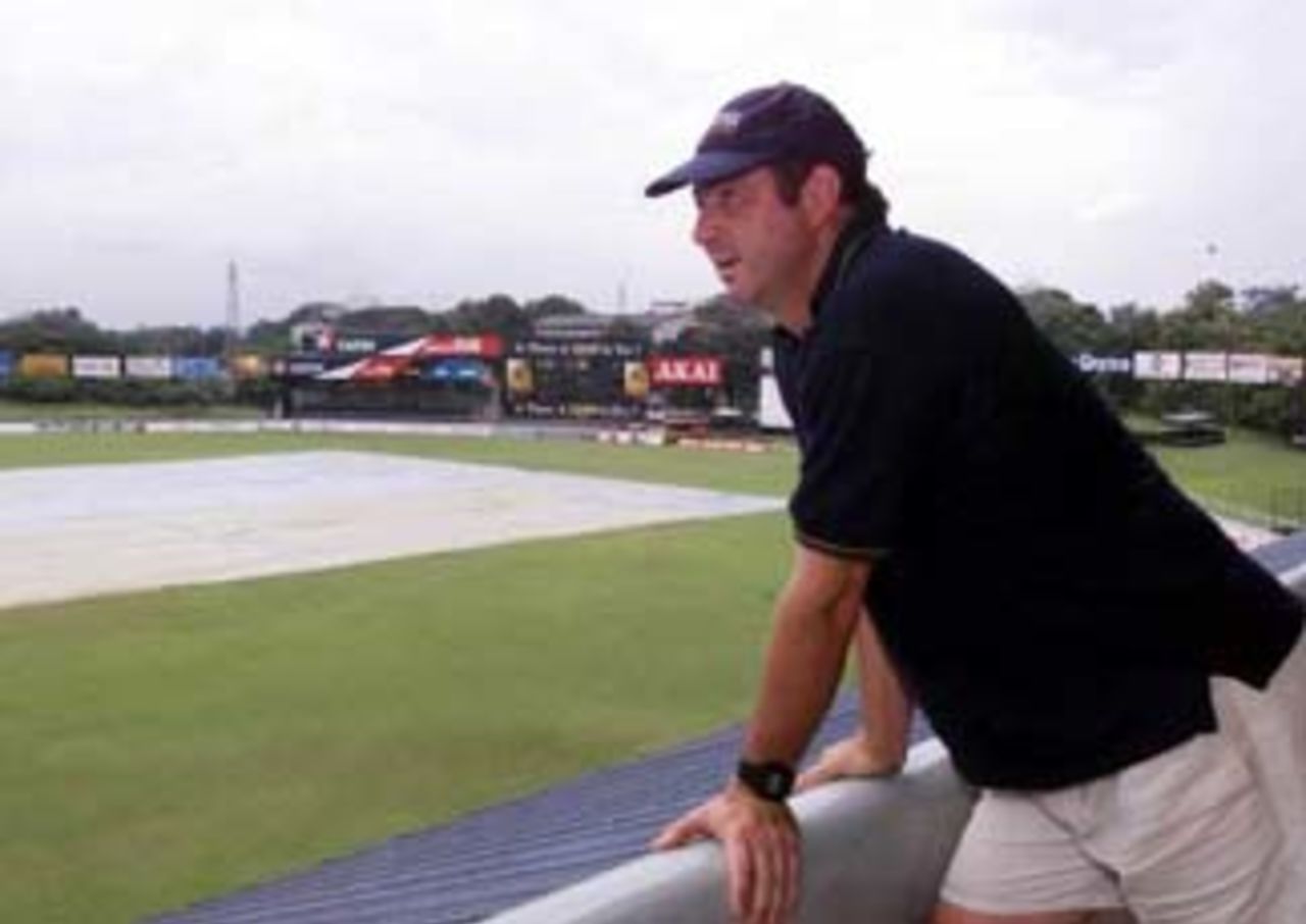 4 Oct 1999: Geoff Marsh, outgoing coach of Australia over looks the ground, on day five of the 3rd Test between Sri Lanka and Australia at Singhalese Sports Club, Colombo, Sri Lanka.