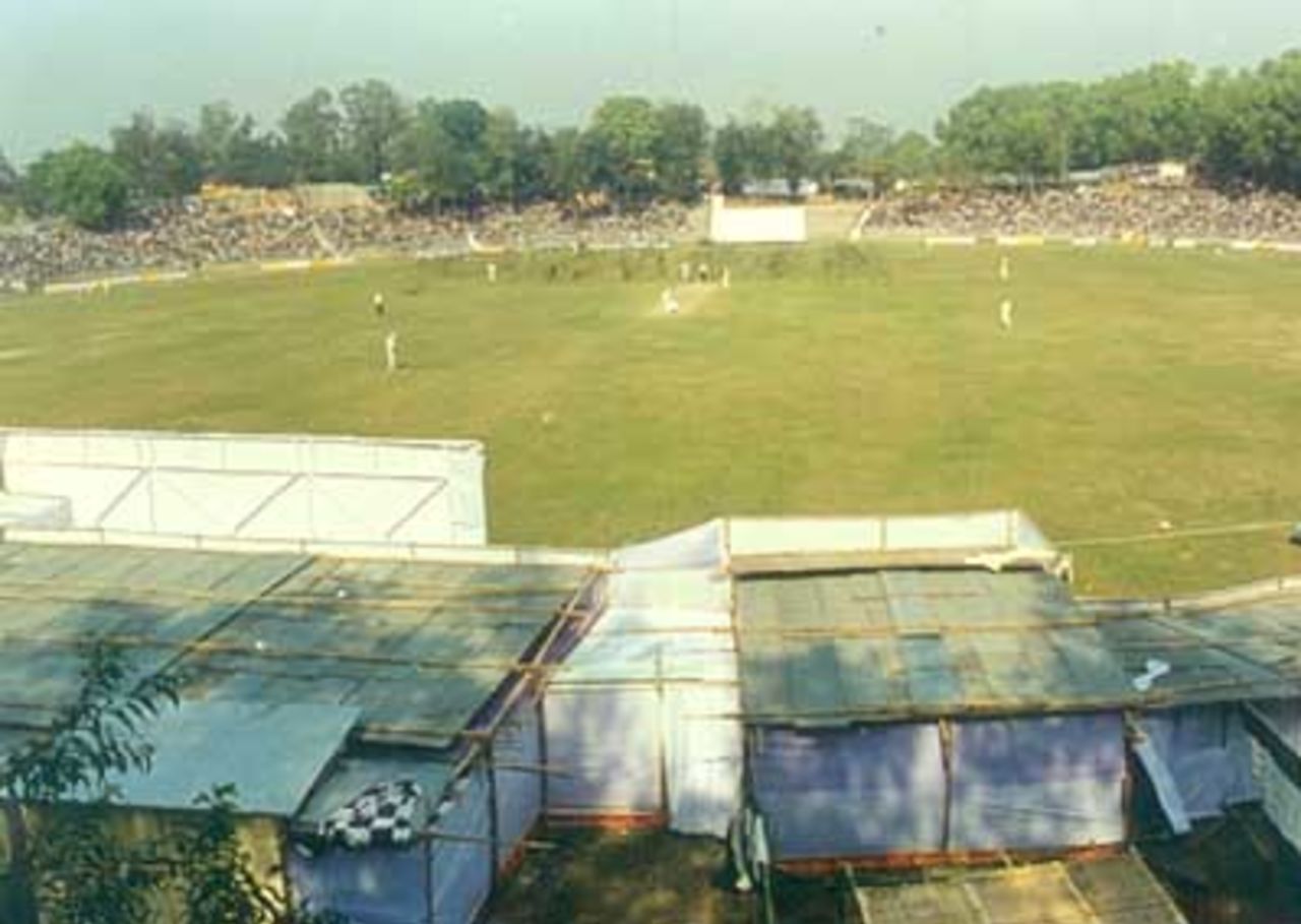An overall view of the MBB stadium in Agartala