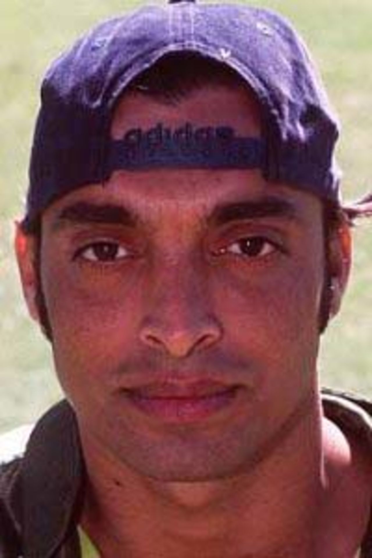 Portrait of Shoaib Akhtar, Pakistan in Australia, 1999/2000