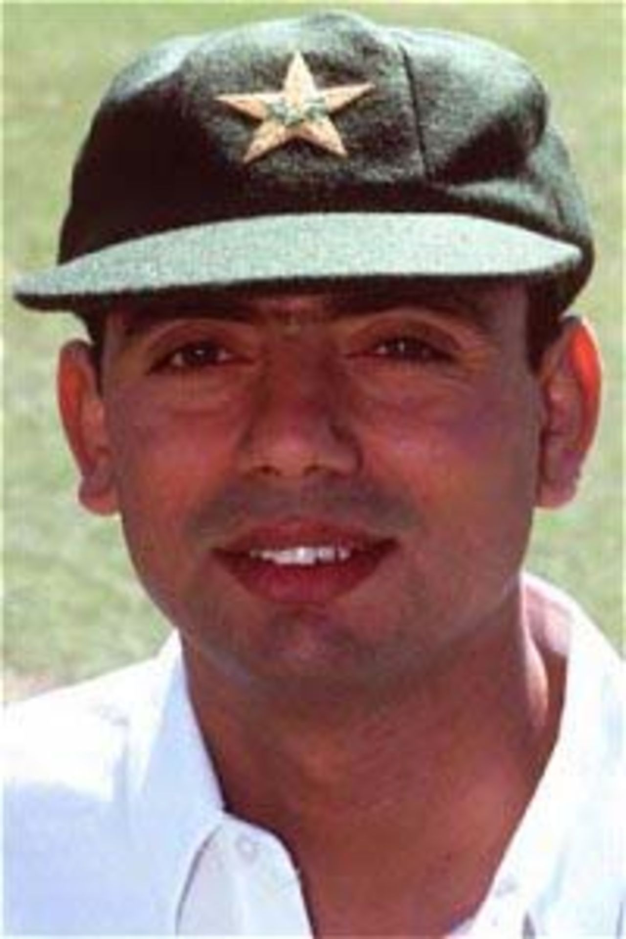Portrait of Saqlain Mushtaq, Pakistan in Australia, 1999/2000