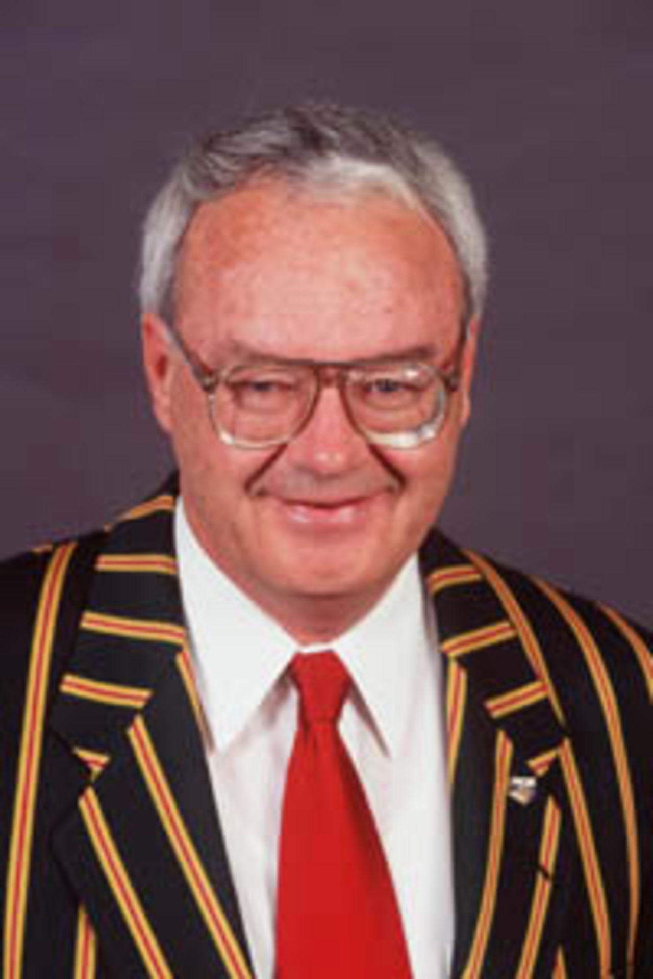 Portrait of Mike Walsh, Australian Scorer/Cricket Analyst, October 1999
