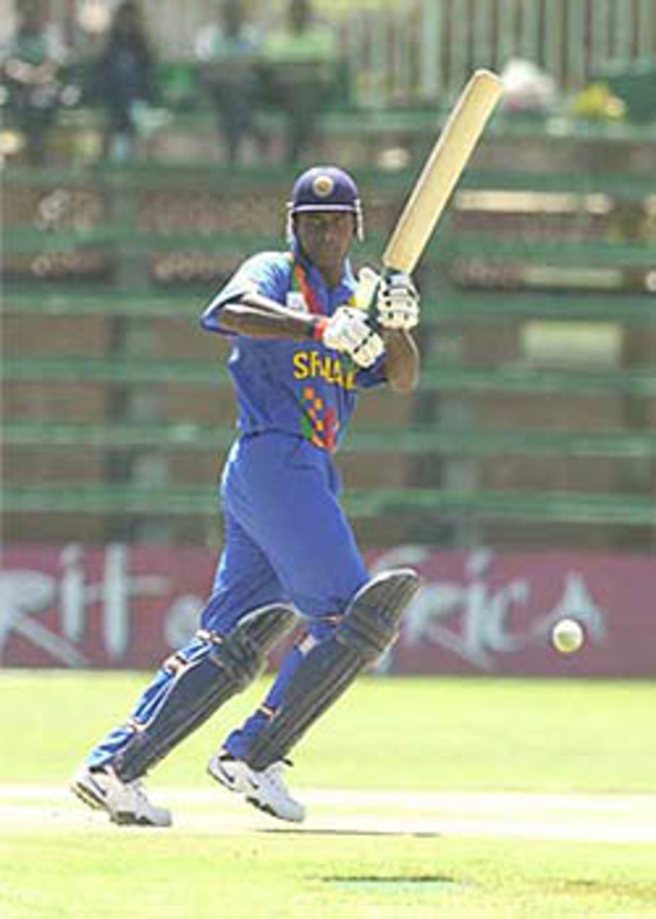 Gunawardene flicks the ball on his way to a century, ICC KnockOut, 2000/01, 2nd Preliminary Quarter Final, Sri Lanka v West Indies, Gymkhana Club Ground, Nairobi, 04 October 2000.