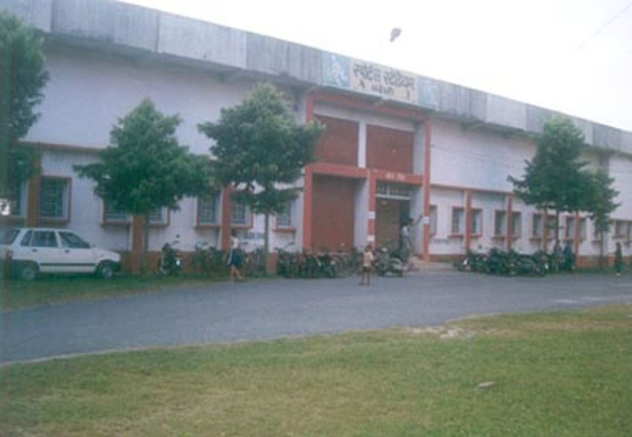 The entrance to the Dorilal Agarwal Regional Sports Stadium, Bareilly, Uttar Pradesh.