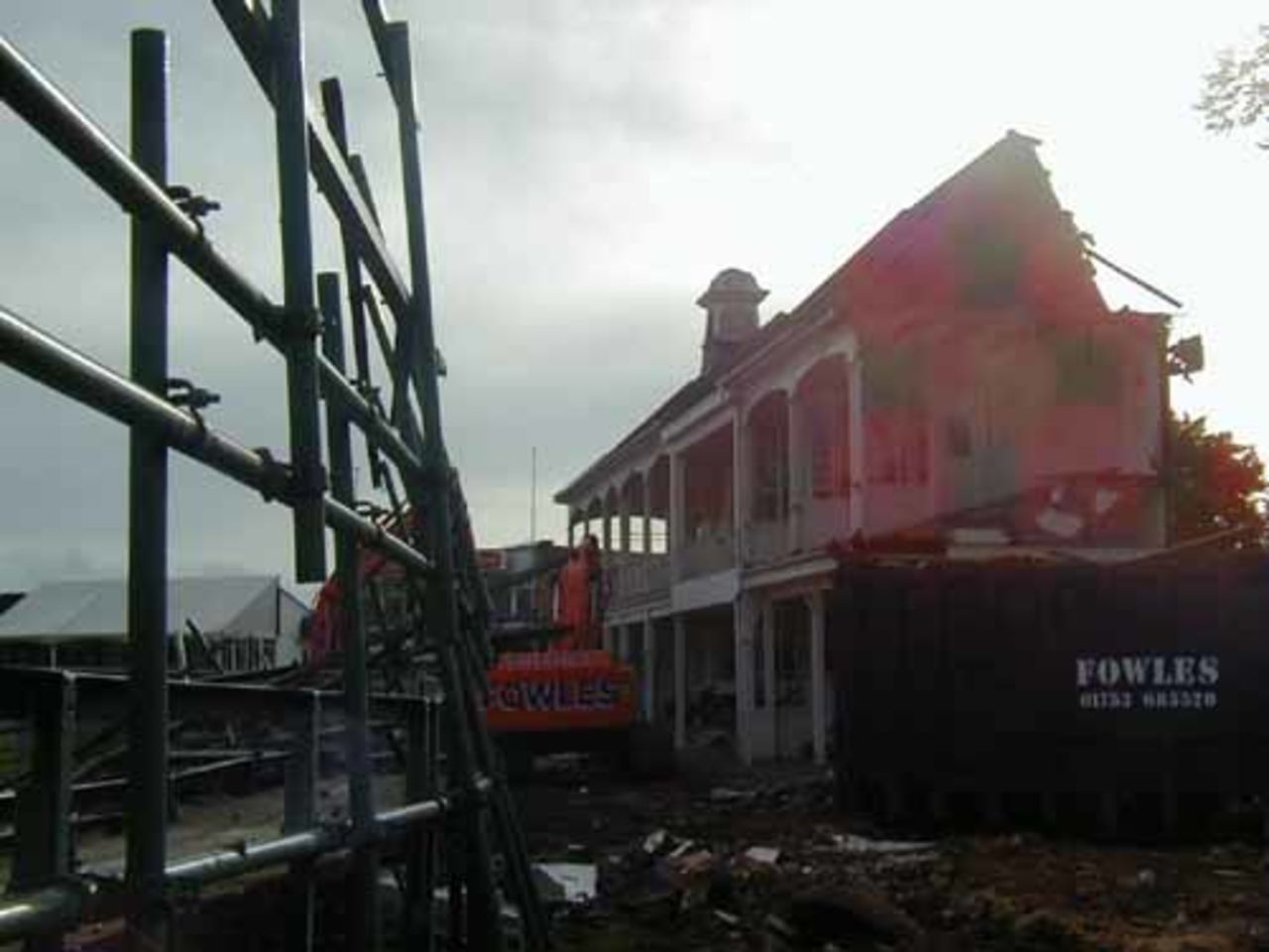 The sun sets on the end of an era as the County Ground is raised to dust